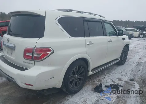 2019 Nissan Armada Platinum z USA, uszkodzony, nr VIN JN8AY2NCXK9583644